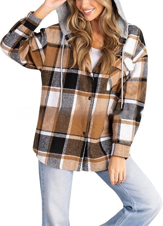 Amazon Large Checks Style Coat Plaid
