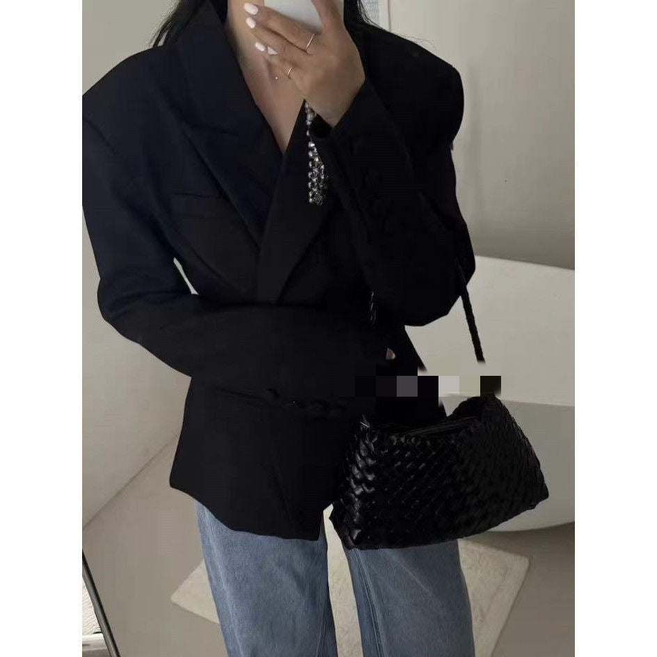 Women's Solid Color Fashion Western Style Temperament Coat
