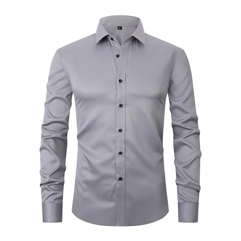 Stretch Long Sleeve Shirt Men's Work