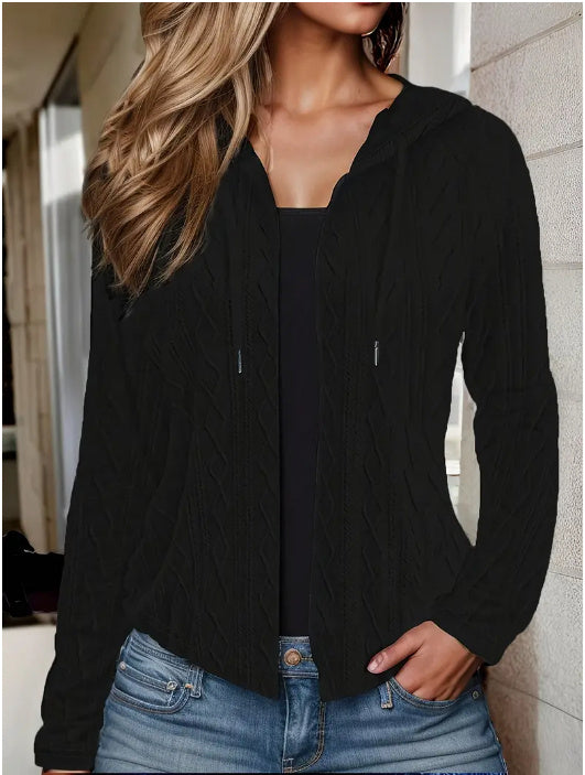 Textured Full Zipper Jacket