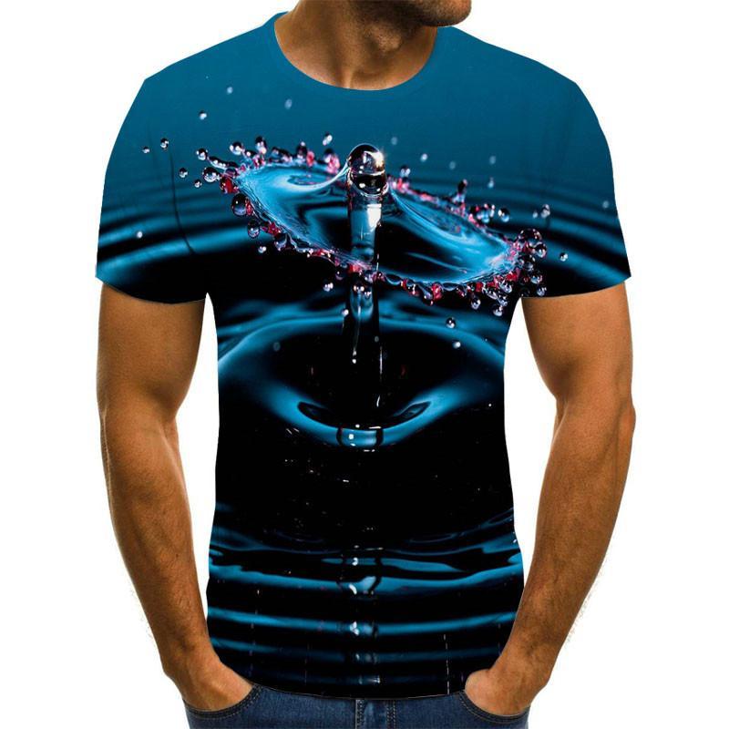 Digital print men's T-shirt