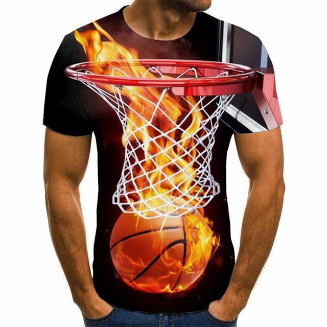 Digital print men's T-shirt