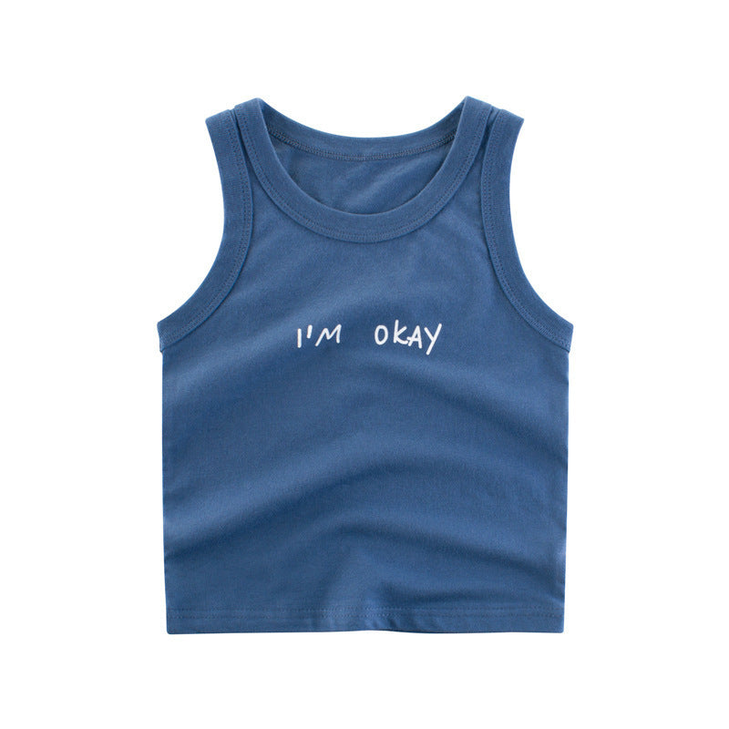 Korean Children's Clothing Wholesale Children's Vest Cotton