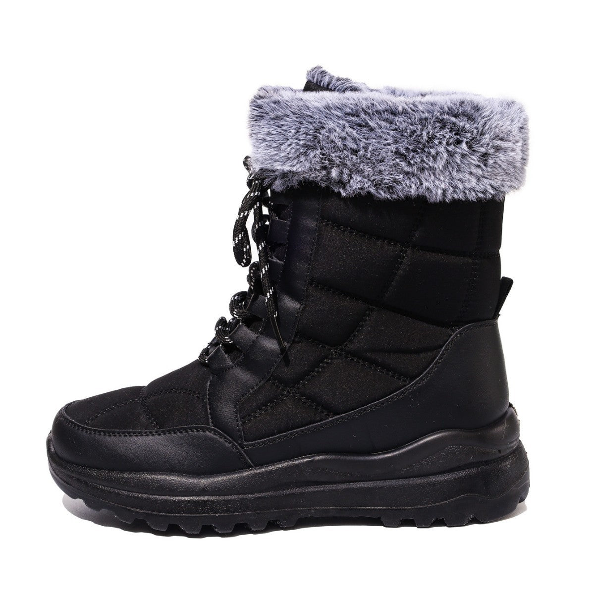 Women's High-top Snow Boots Fleece-lined Non-slip Waterproof Boots