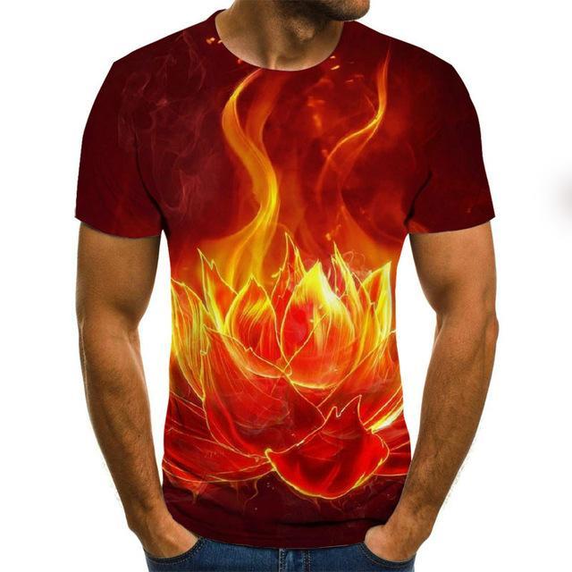 Digital print men's T-shirt
