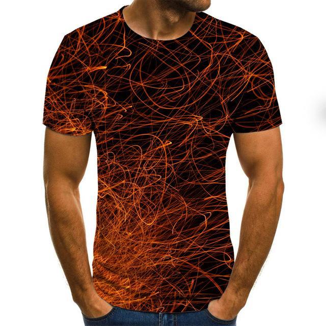 Digital print men's T-shirt