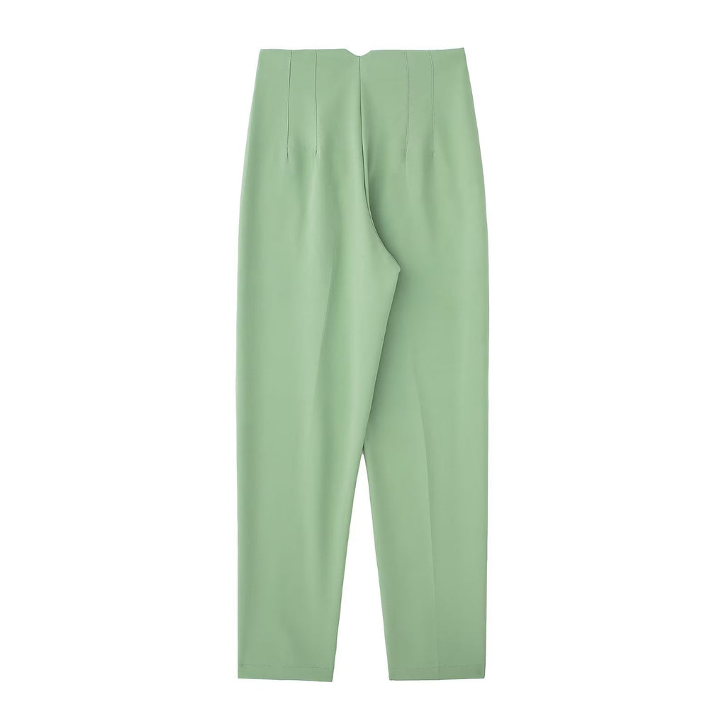 Women's Fashion Slim Fit Slimming High-waisted Trousers