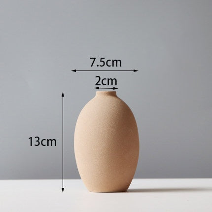 Home Decoration Ornaments Morandi Ceramic Vase