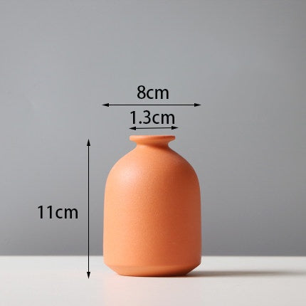 Home Decoration Ornaments Morandi Ceramic Vase