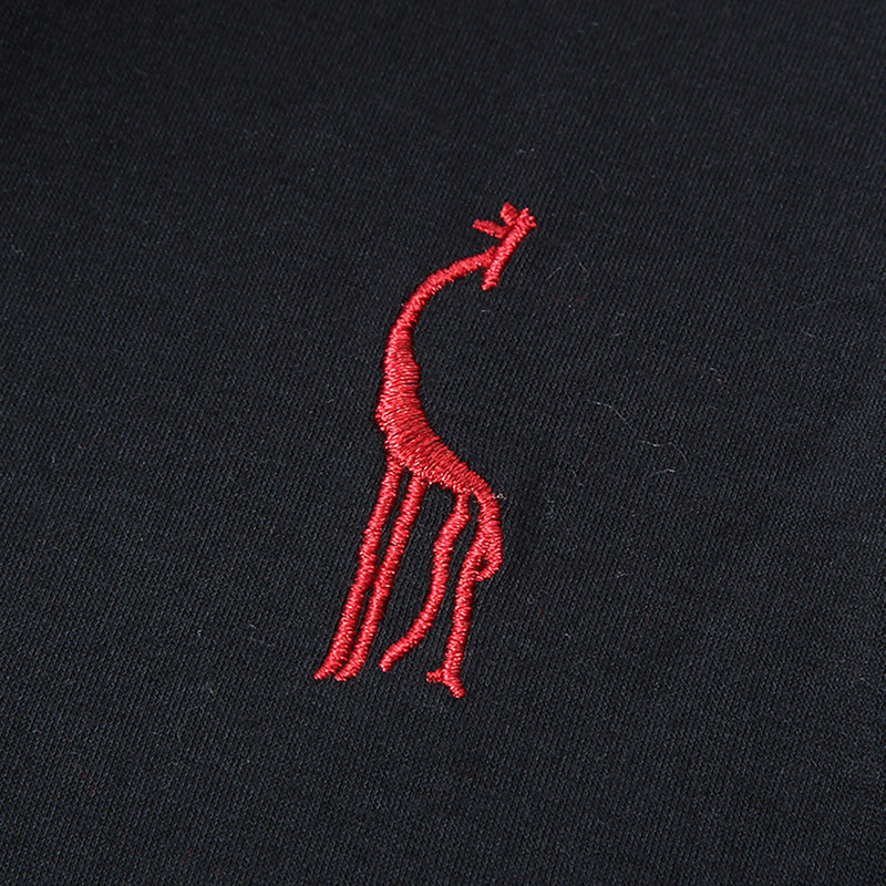 Short sleeve embroidery fawn summer