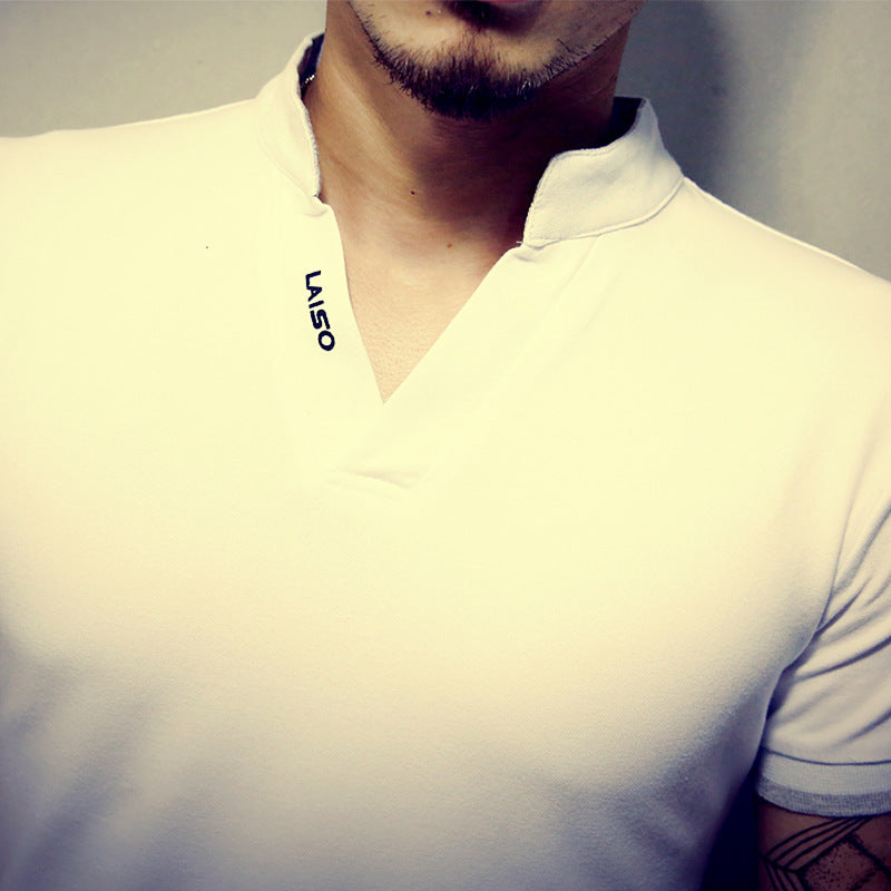 Oversized sporty muscle short-sleeved t-shirt