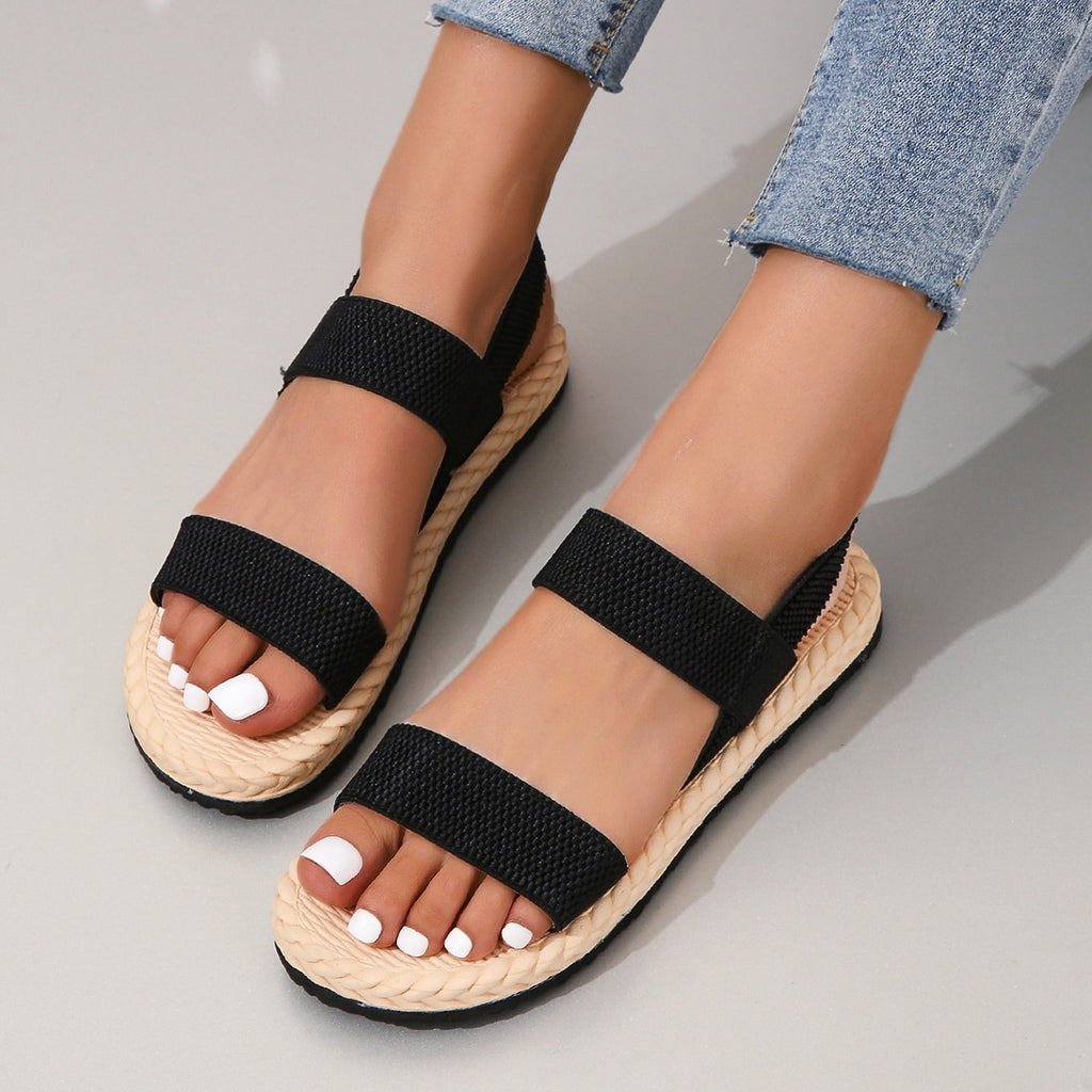 Rope Bottom Women's Slippers Platform Fashion