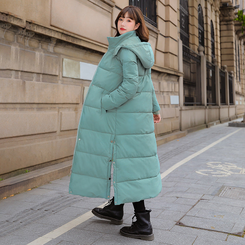 Winter Cotton Clothing Women's Extended Below The Knee