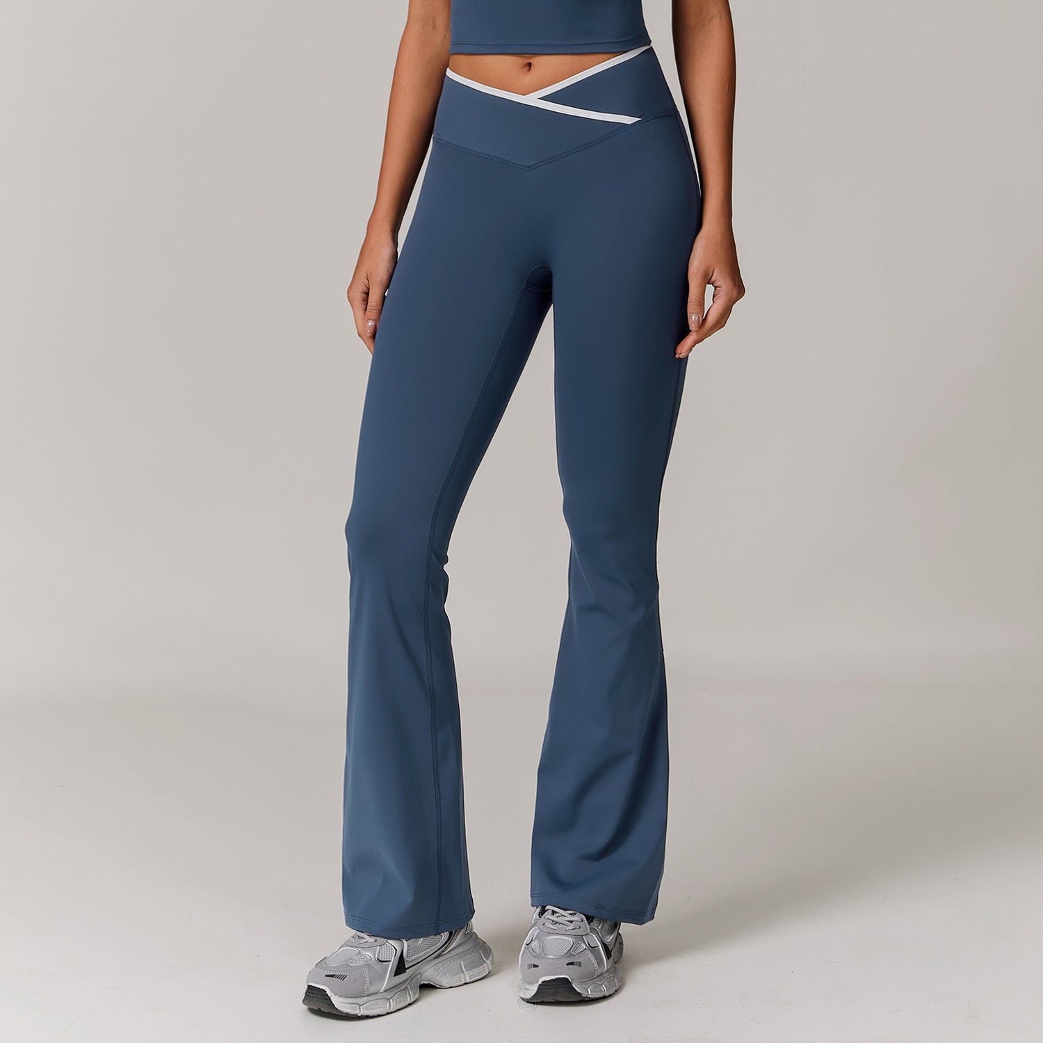 Women's Skinny Yoga Pants Micro-pull Cross High Waist