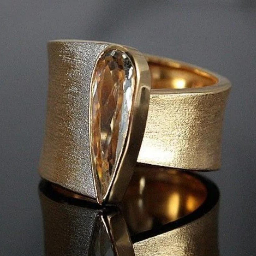 Retro Simple And Exaggerated Unique Women Ring