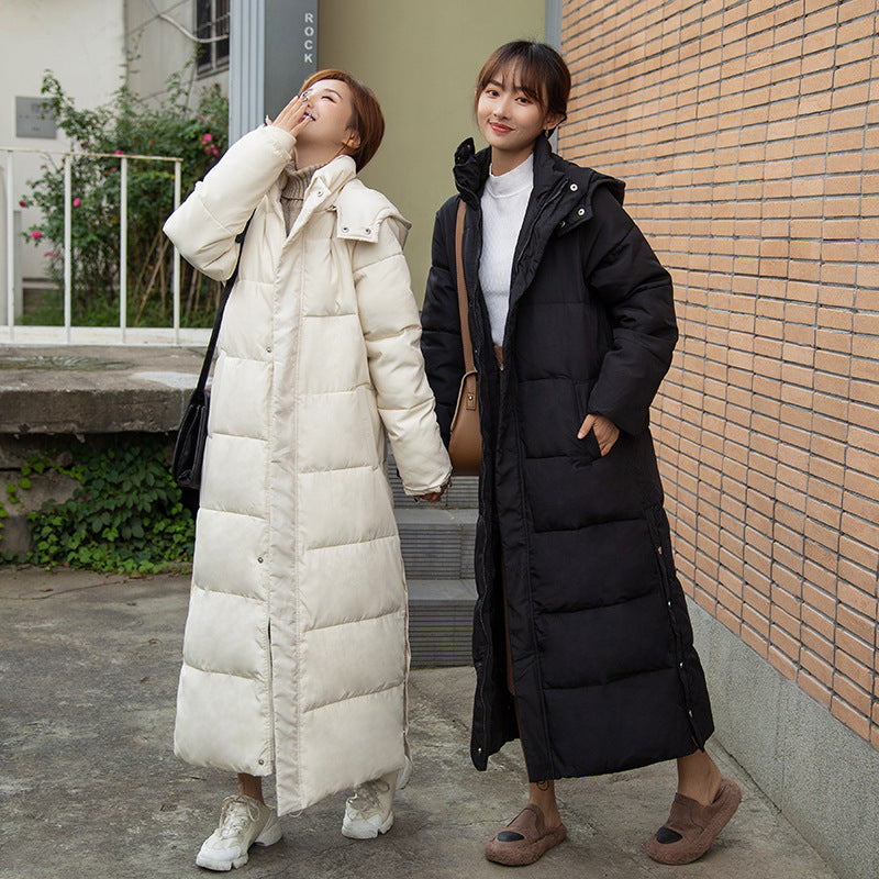 Winter Cotton Clothing Women's Extended Below The Knee