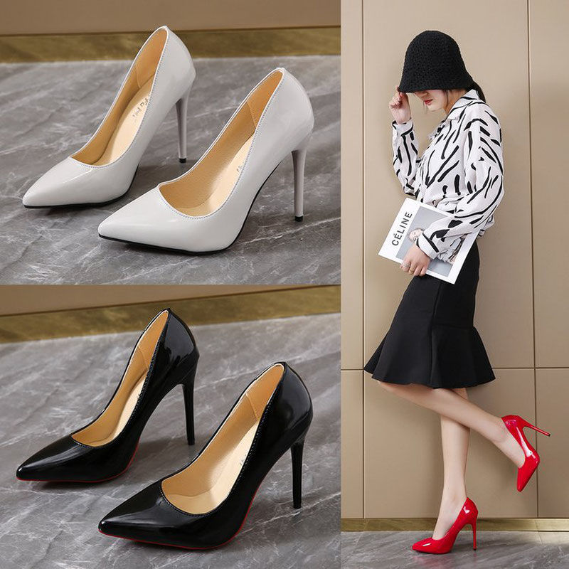 Plus Size Women's Shoes High Heels Sexy Stiletto Heel Fruit Color