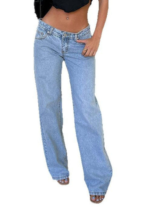 Female Fashion Individual Casual Wide Leg