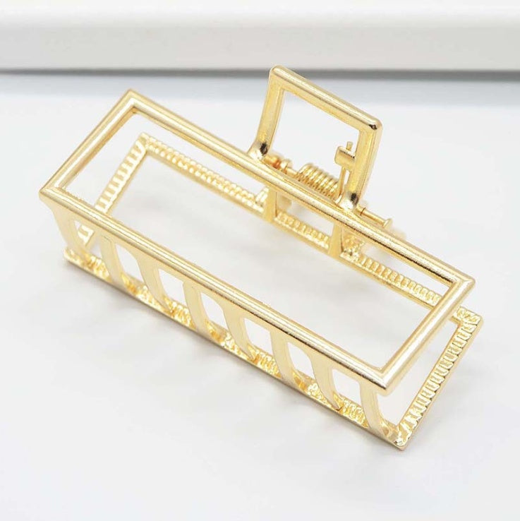 Minimalist wind metal clip hair clip