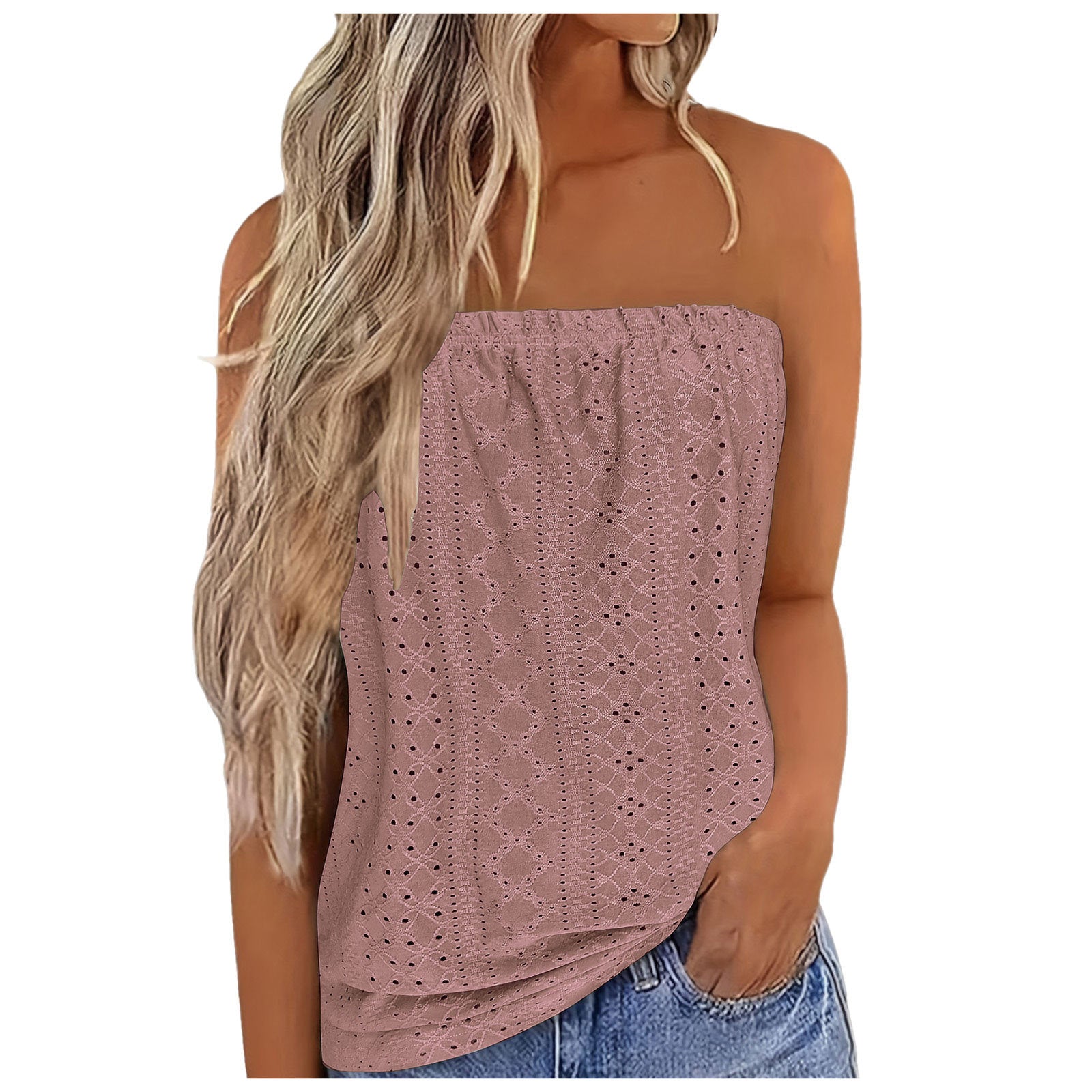 Women's Floral Multicolor Printing Elastic T-shirt Vest Top
