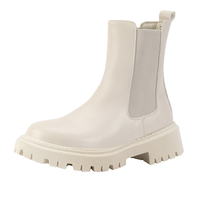 Summer Thin Platform Smoke Pipe Boots Martin