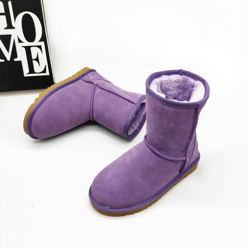 Personalized Mid-calf Length Snow Boots