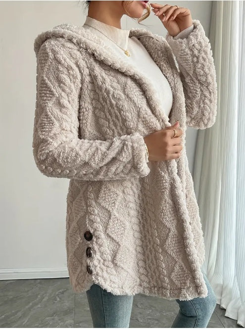 Ladies' Solid-colored Coat