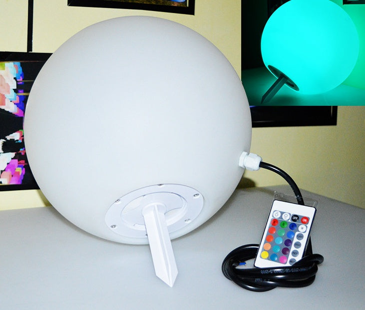 Luminous Ball Lamp Outdoor Colorful Waterproof Decorative Ball Lamp
