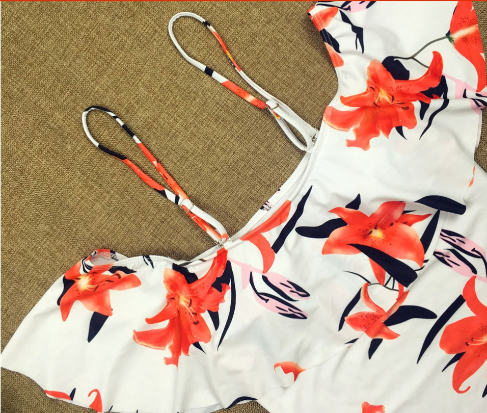 Cross-border new swimwear one-piece swimsuit AliExpress explosions printed swimsuit swimwear sexy bikini