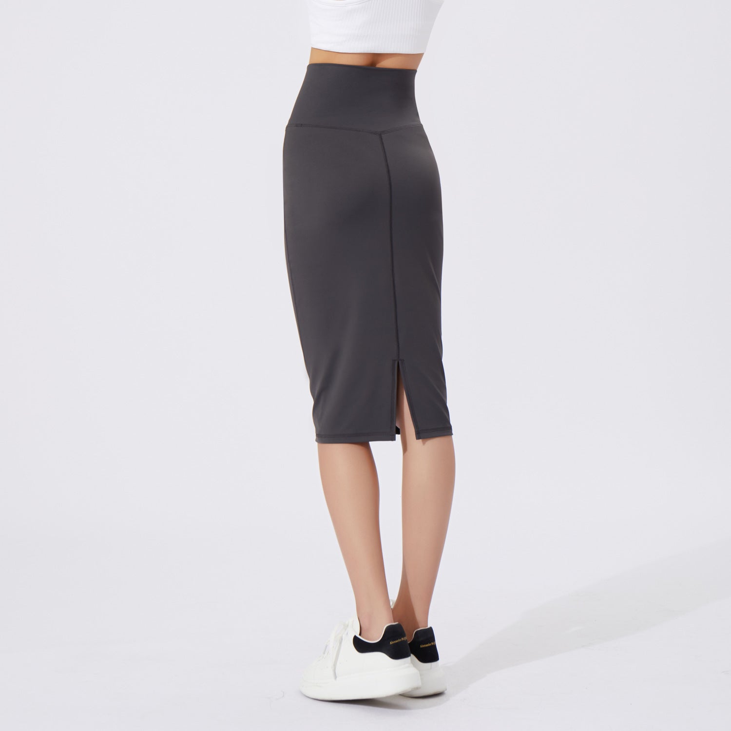 Nude Feel High Waist Hip Lift Sports Running Skirt