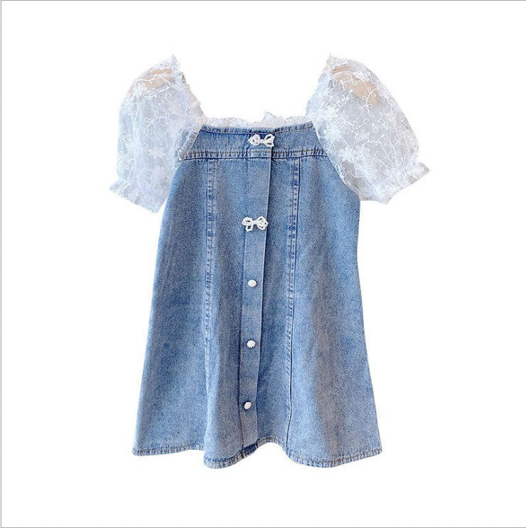 Baby Girl's Puff Sleeve Dress Children'
