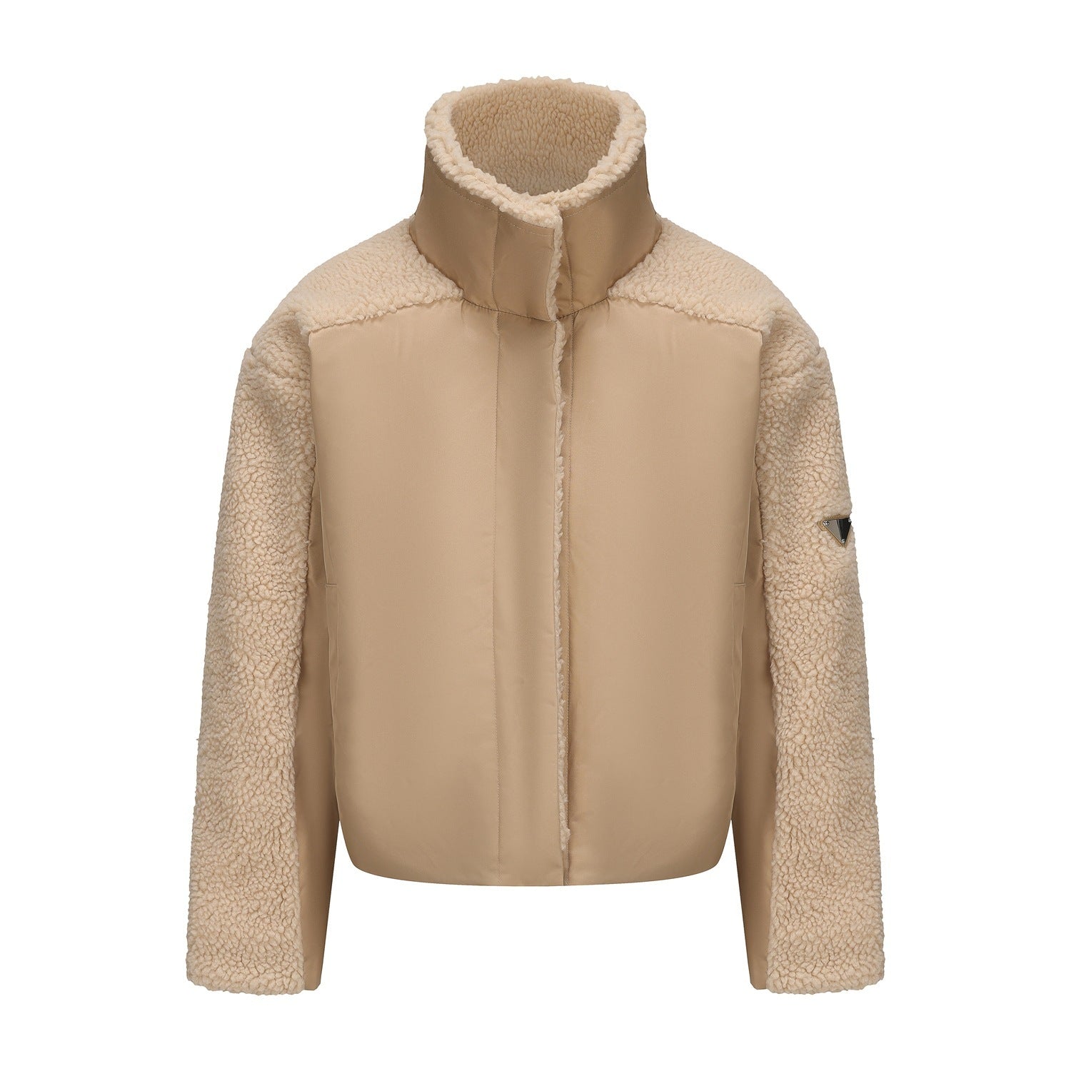 Women's Retro Loose Long-sleeved Lamb Wool Coat