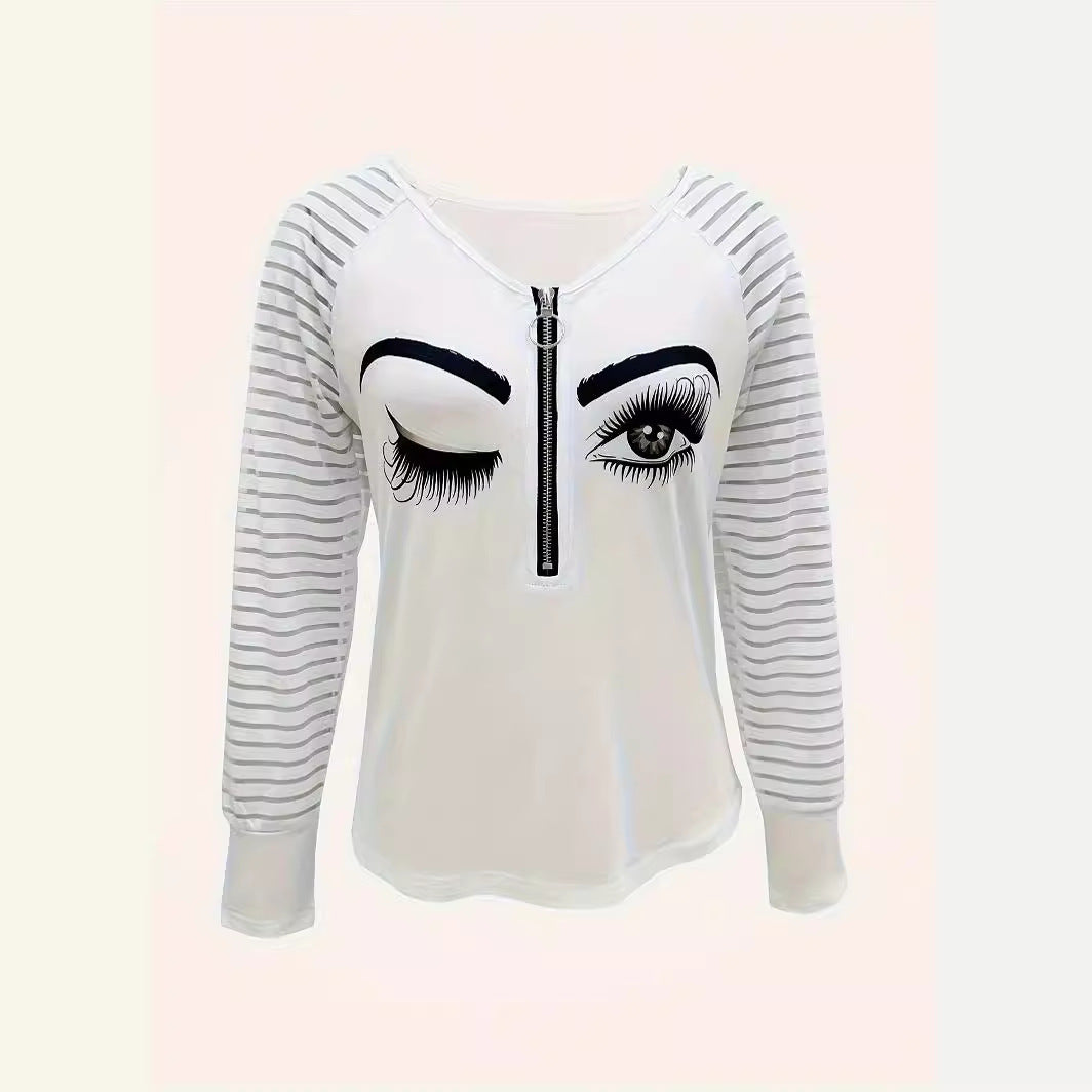 Female Personality Trendy Printed Casual Jacket
