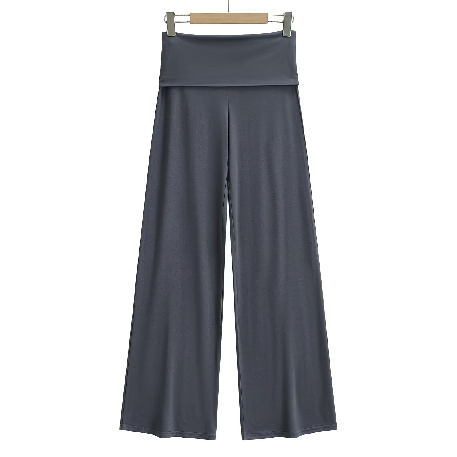 Women's Waist Straight Wide-leg Pants