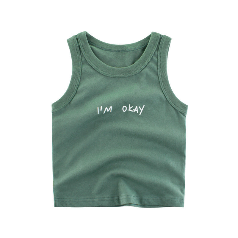 Korean Children's Clothing Wholesale Children's Vest Cotton