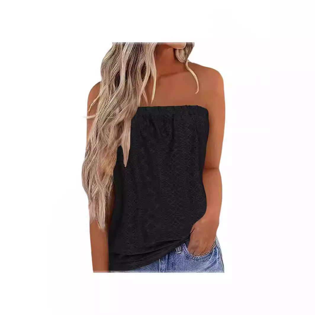 Women's Floral Multicolor Printing Elastic T-shirt Vest Top