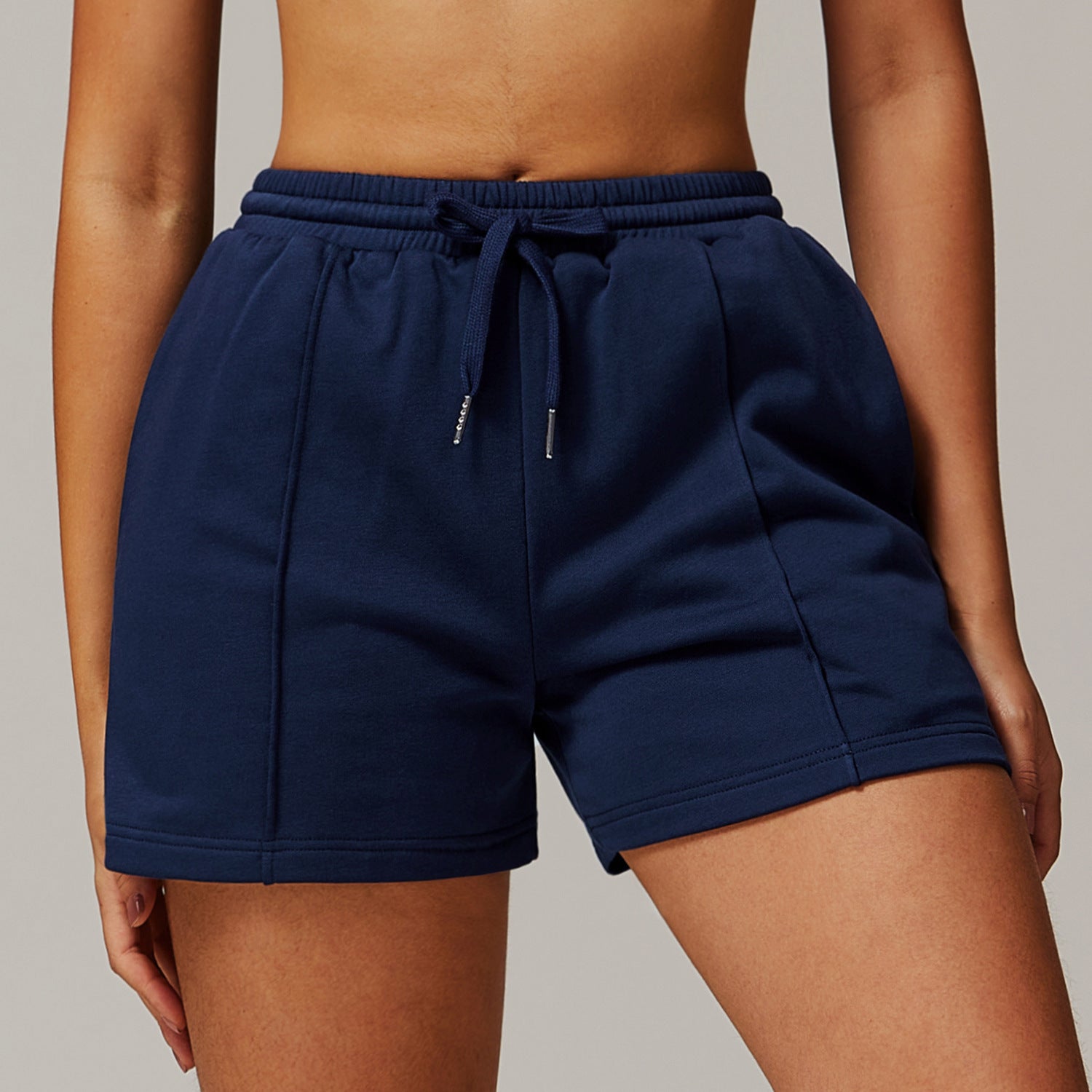High Waist Loose Track Sweatpants Pocket Casual Running Shorts