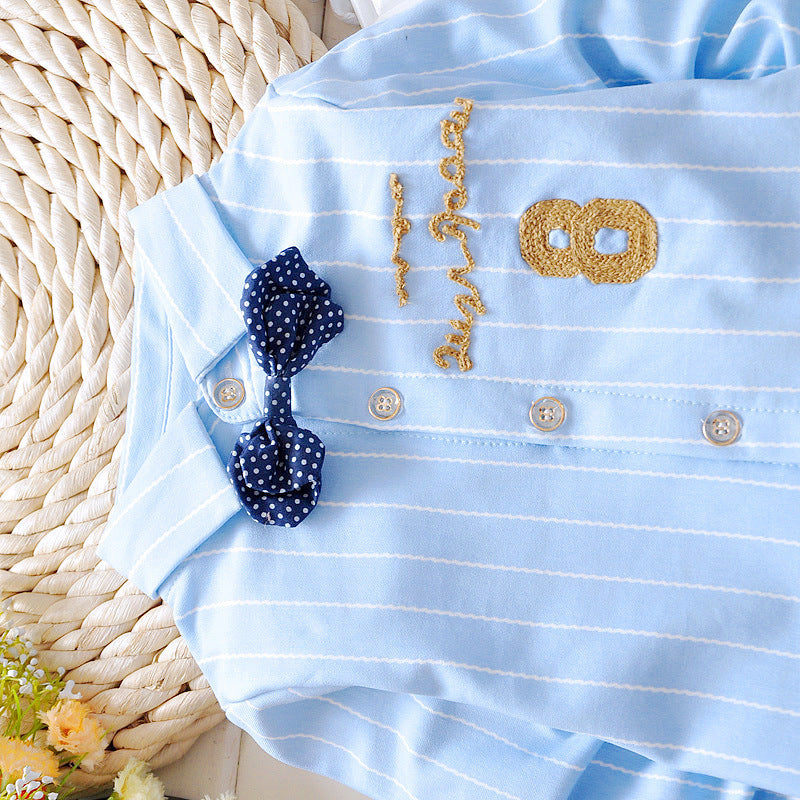 New boys and children's shirt and trousers set