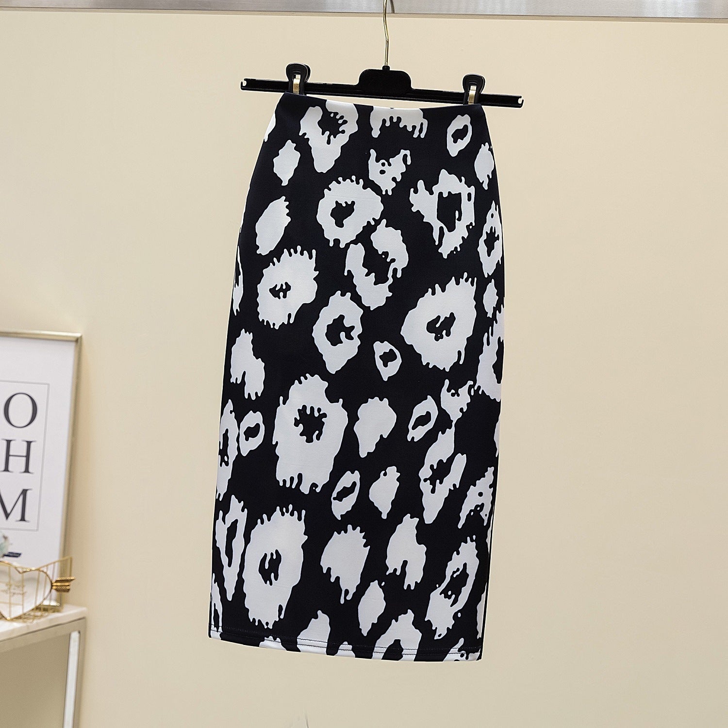 Court Women's Printed Wear Pencil Sheath Skirt