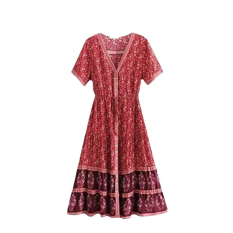 European And American Women's Clothing Dress Bohemian Style