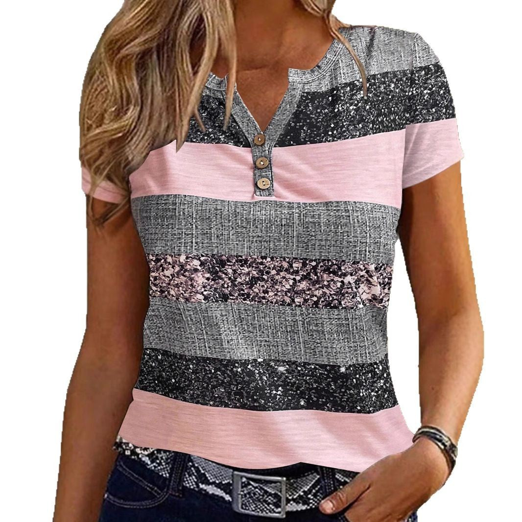 Printed Casual Comfortable Versatile T-shirt