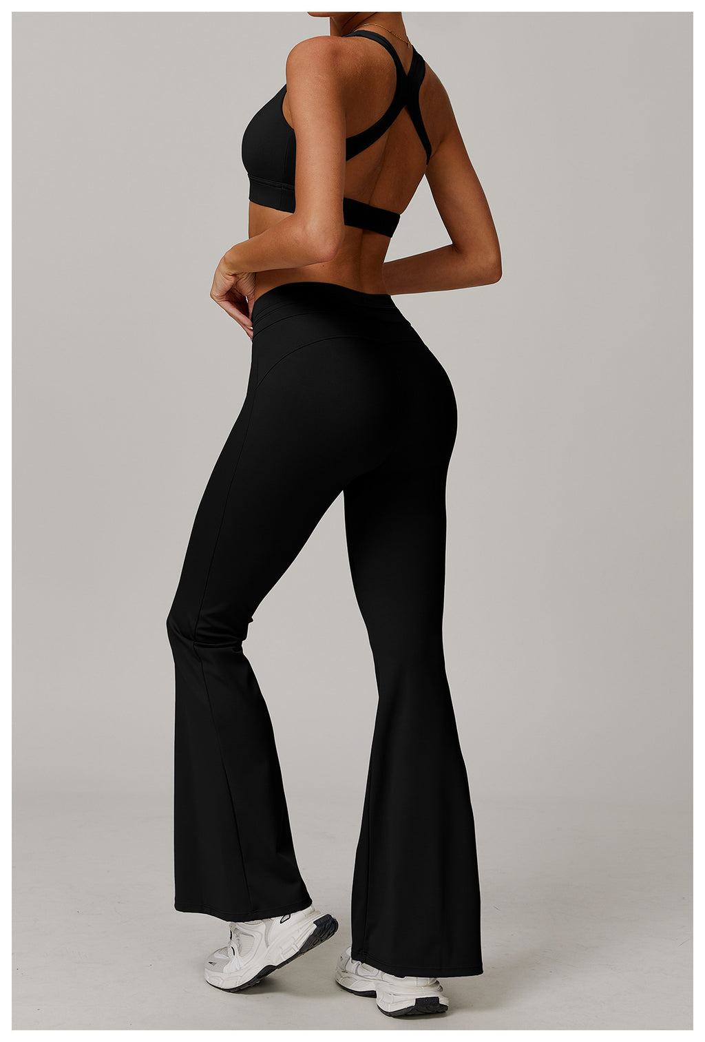 Sun Protection Sports Bell-bottom Pants High Waist Drawstring Breathable Cool Pants