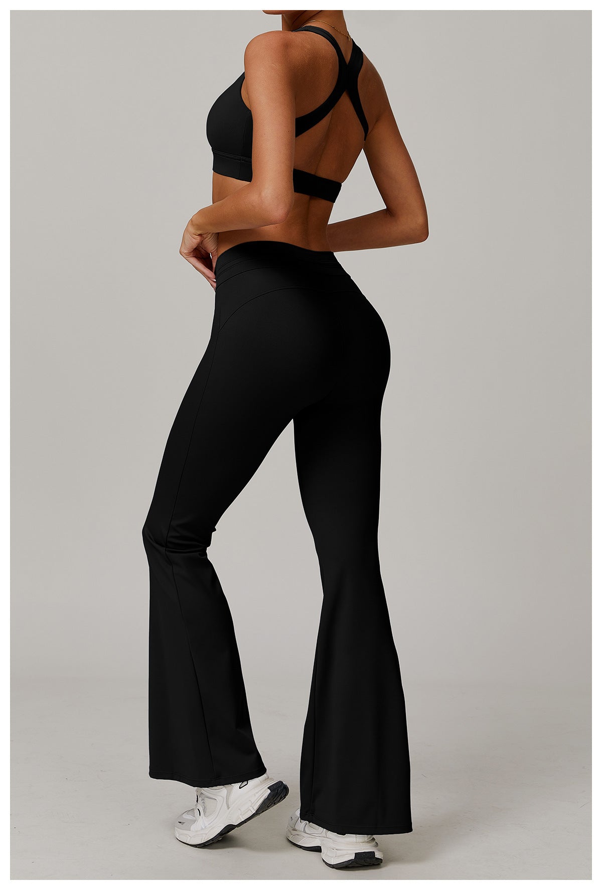 Sun Protection Sports Bell-bottom Pants High Waist Drawstring Breathable Cool Pants