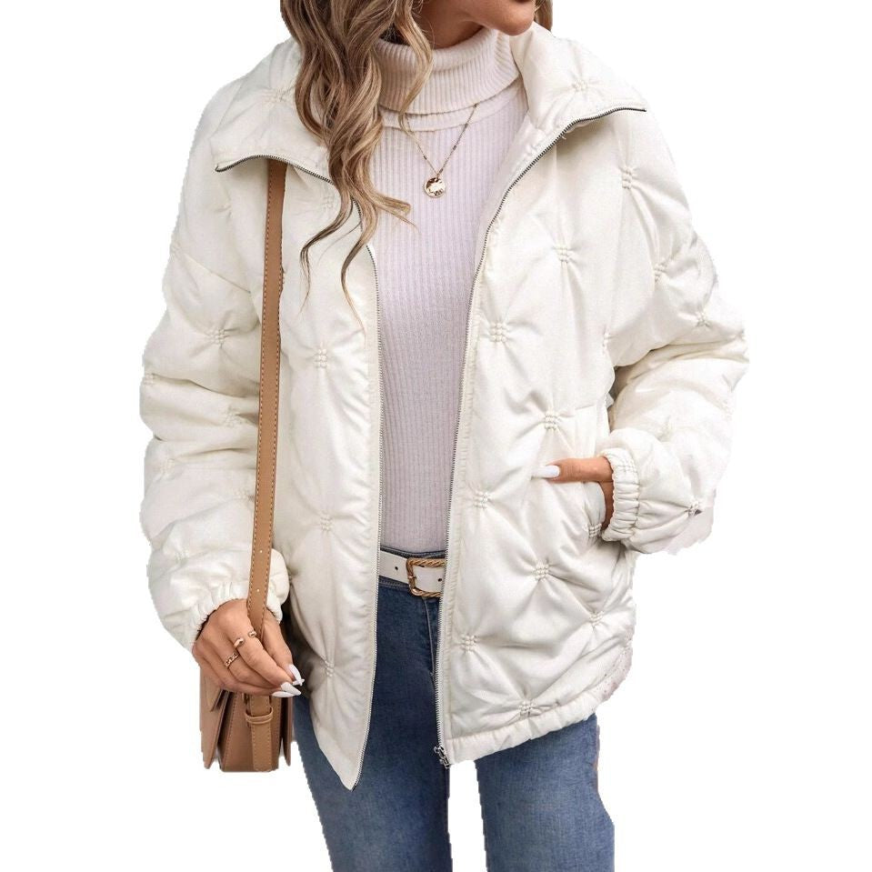 Women's Thickened Plus Size Short Corduroy Cotton Coat Jacket