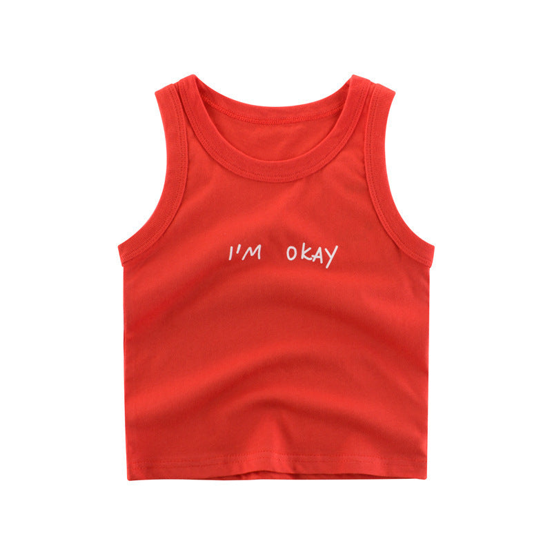 Korean Children's Clothing Wholesale Children's Vest Cotton