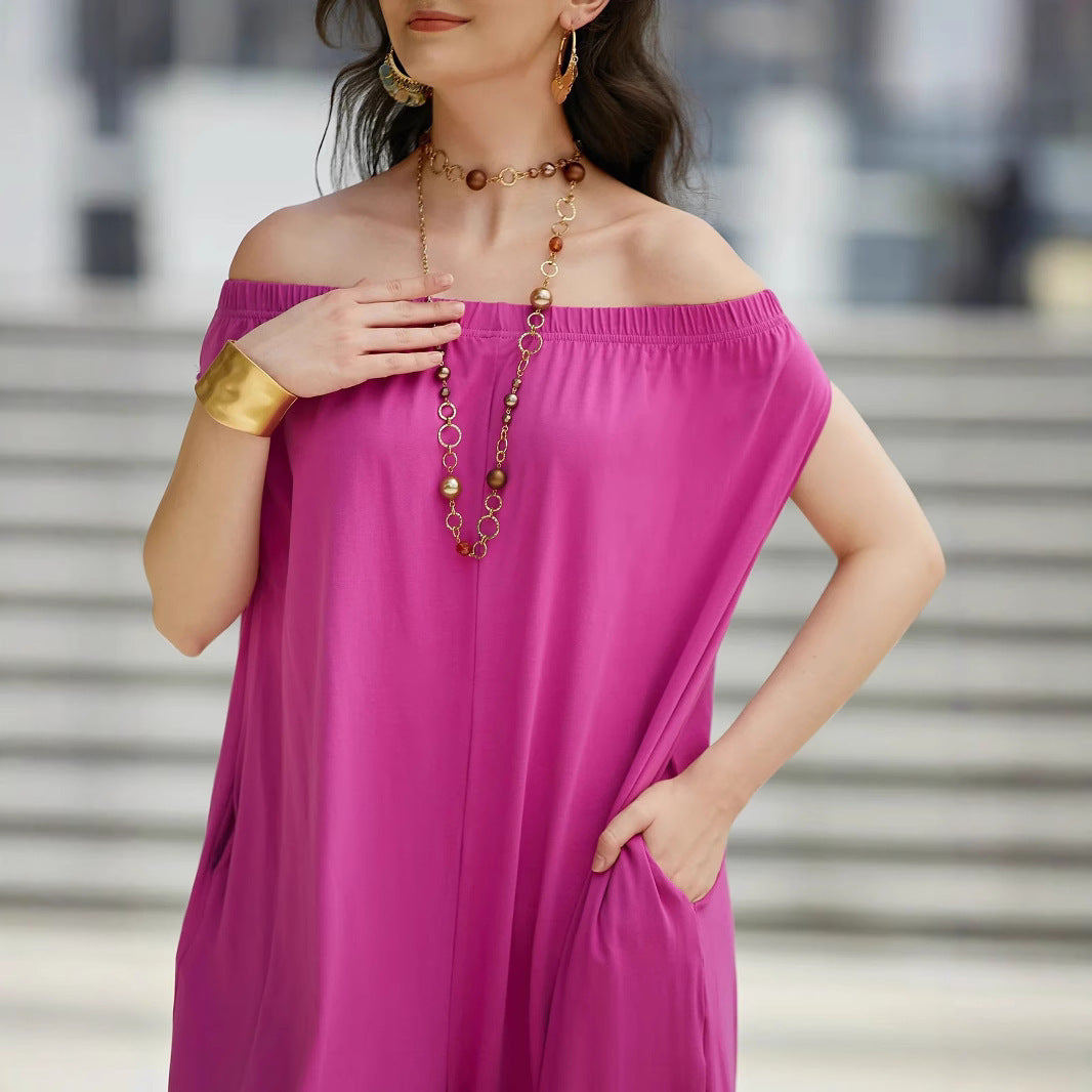 Women's Casual One-piece Lantern Wide-leg Pants