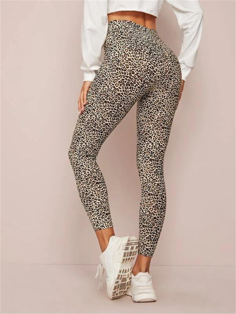 Women's Printed Stretch High Waist Belly-contracting Yoga Pants