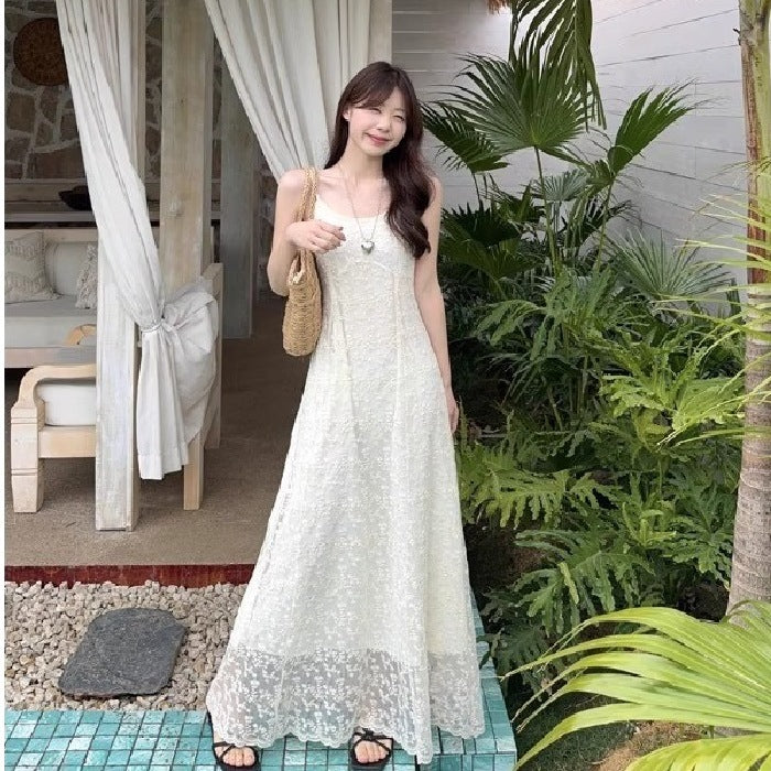 Women's Summer Lace Jacquard Vacation Skirt