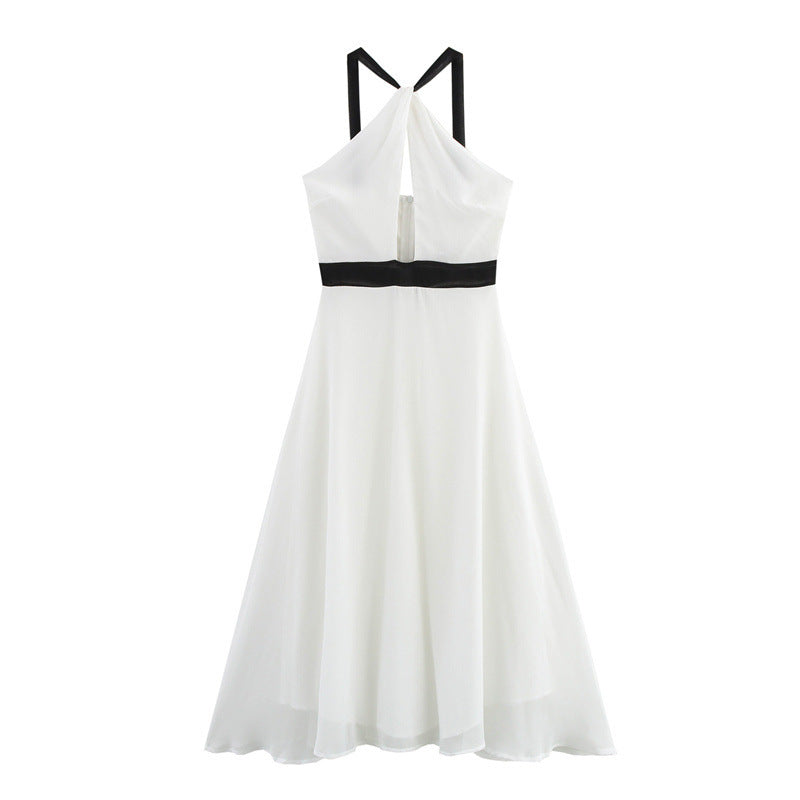 Pure Desire Style Sexy Cutout Halter Dress