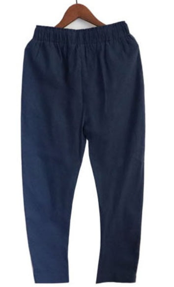 Spring And Summer Plus Size Cotton And Linen Pants, Women's Cropped Pants Loose And Thin
